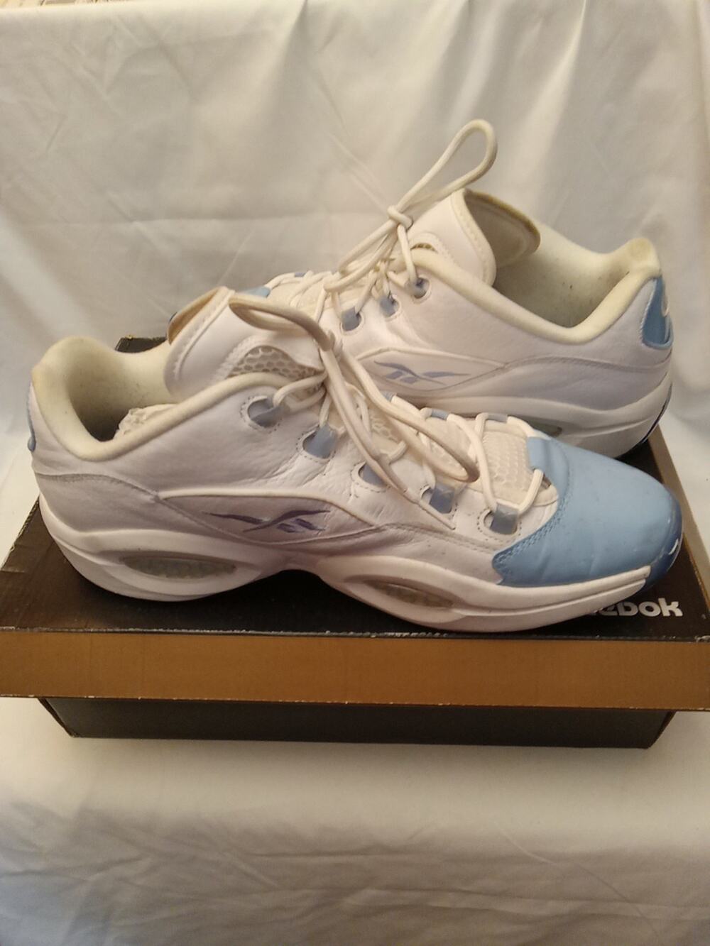 Reebok Men's Size 14 Question Low Patent Toe UNC FX5000 Iverson Philly